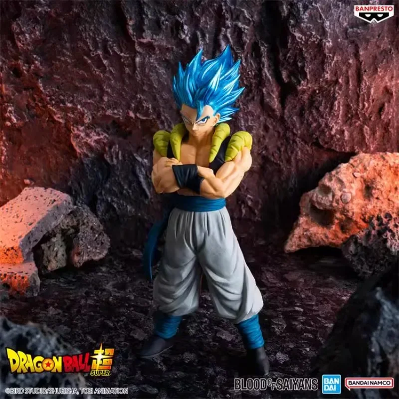 Bandai in Stock Original Banpresto Dragon Ball Anime Model BLOOD OF SAIYANS SPECIALXVIII Gogeta Action Figure Toys for Kids Gift