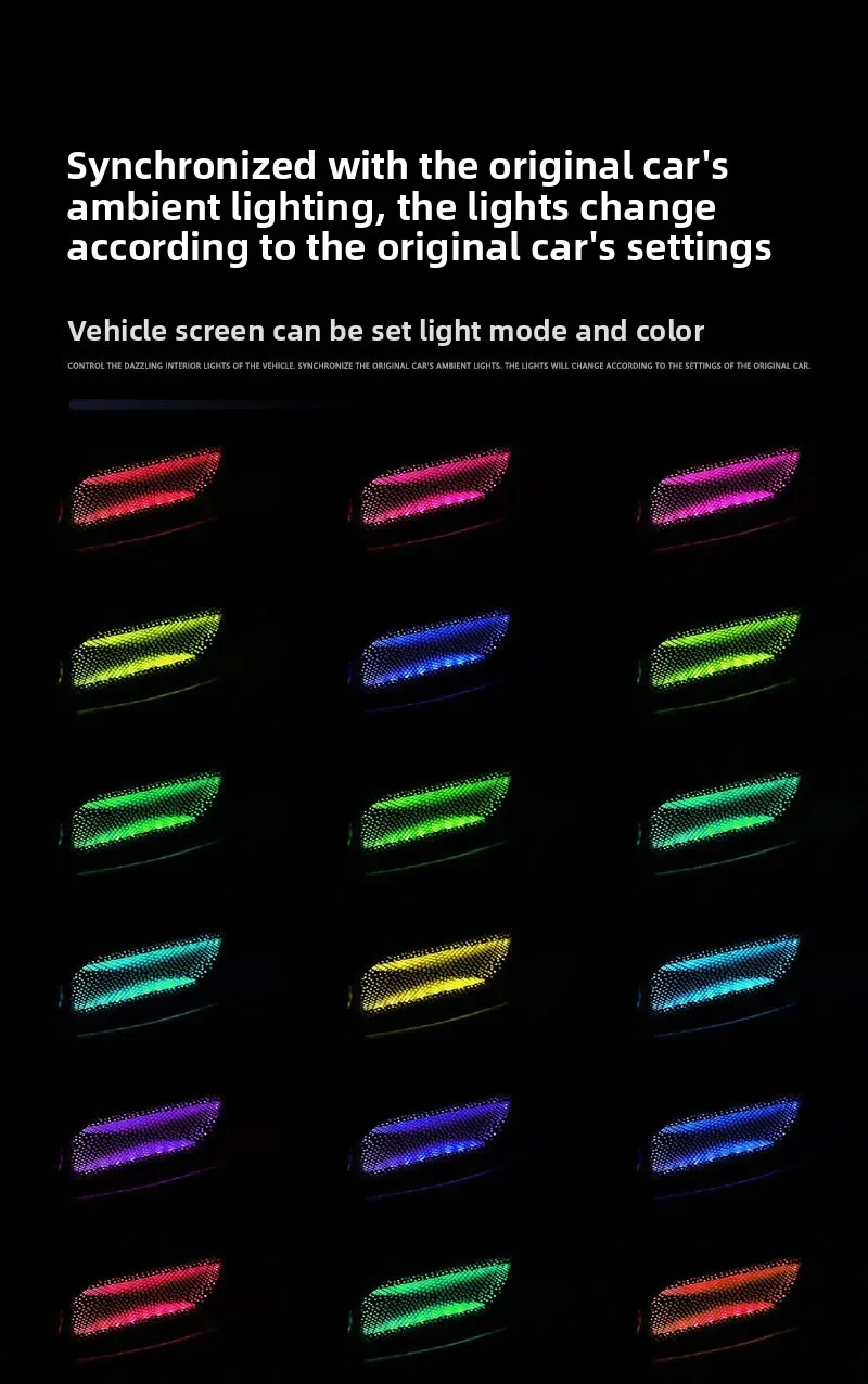 for Toyota RAV4 2026 Car Inner Door Bowl Light Ambient Lights Welcome Atmosphere Lamp Car Interior Decoration Accessories detail image 5