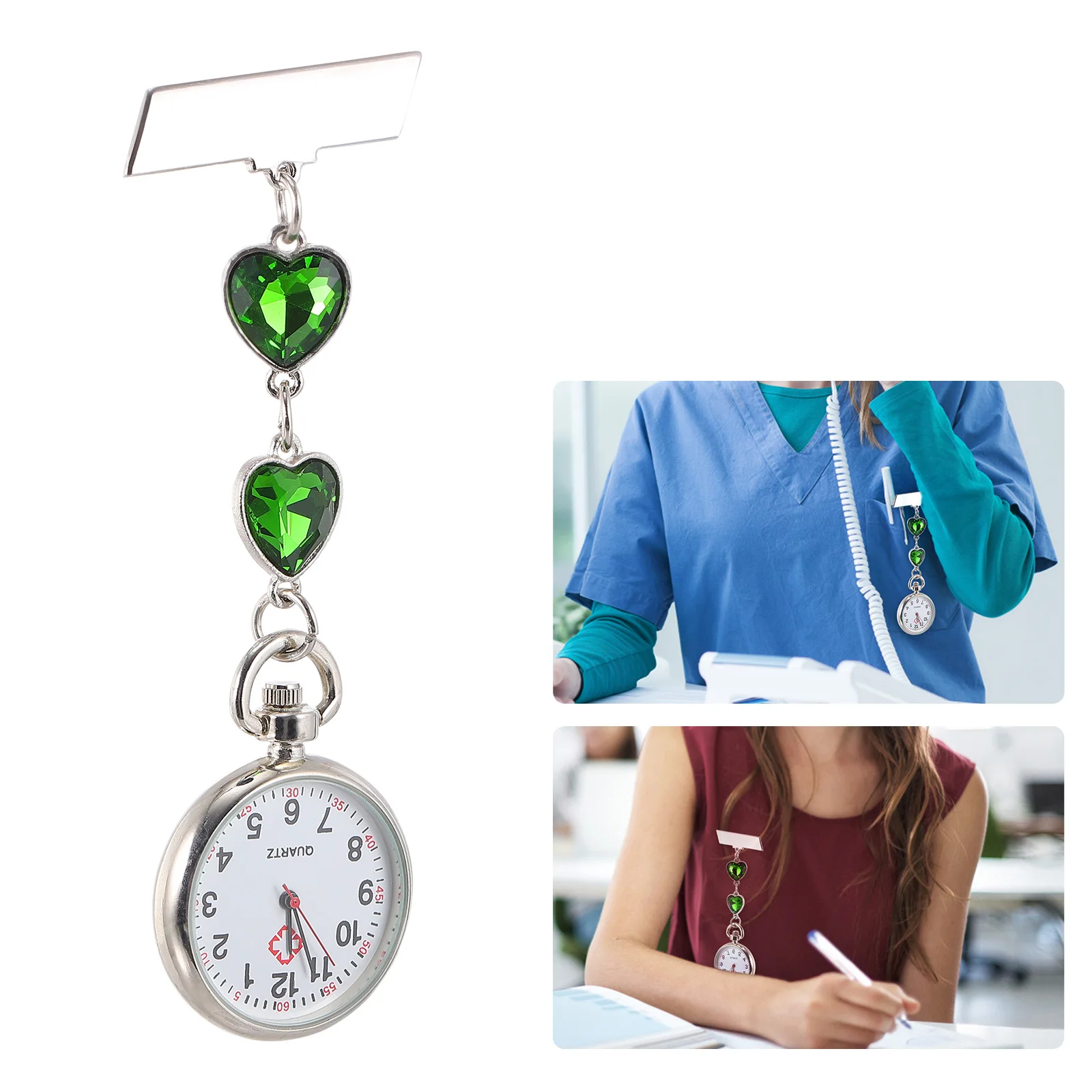 

Woman Nurse Watch Pocket Nurses Fob Fashion Nursing Zinc Alloy Pendant Watches for Women