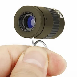 Telescopio Monocular táctico, el más Mini, agente de 2,5x17,5mm, hebilla de dedo Ultra miniatura, telescopio de mano para turismo de caza