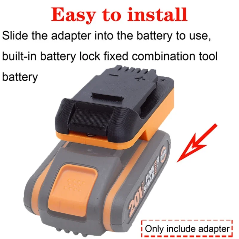 Adattatore/convertitore per utensili agli ioni di litio DeWalt 18/20V a Worx 20V 4PIN adattatore batteria agli ioni di litio accessori per elettroutensili