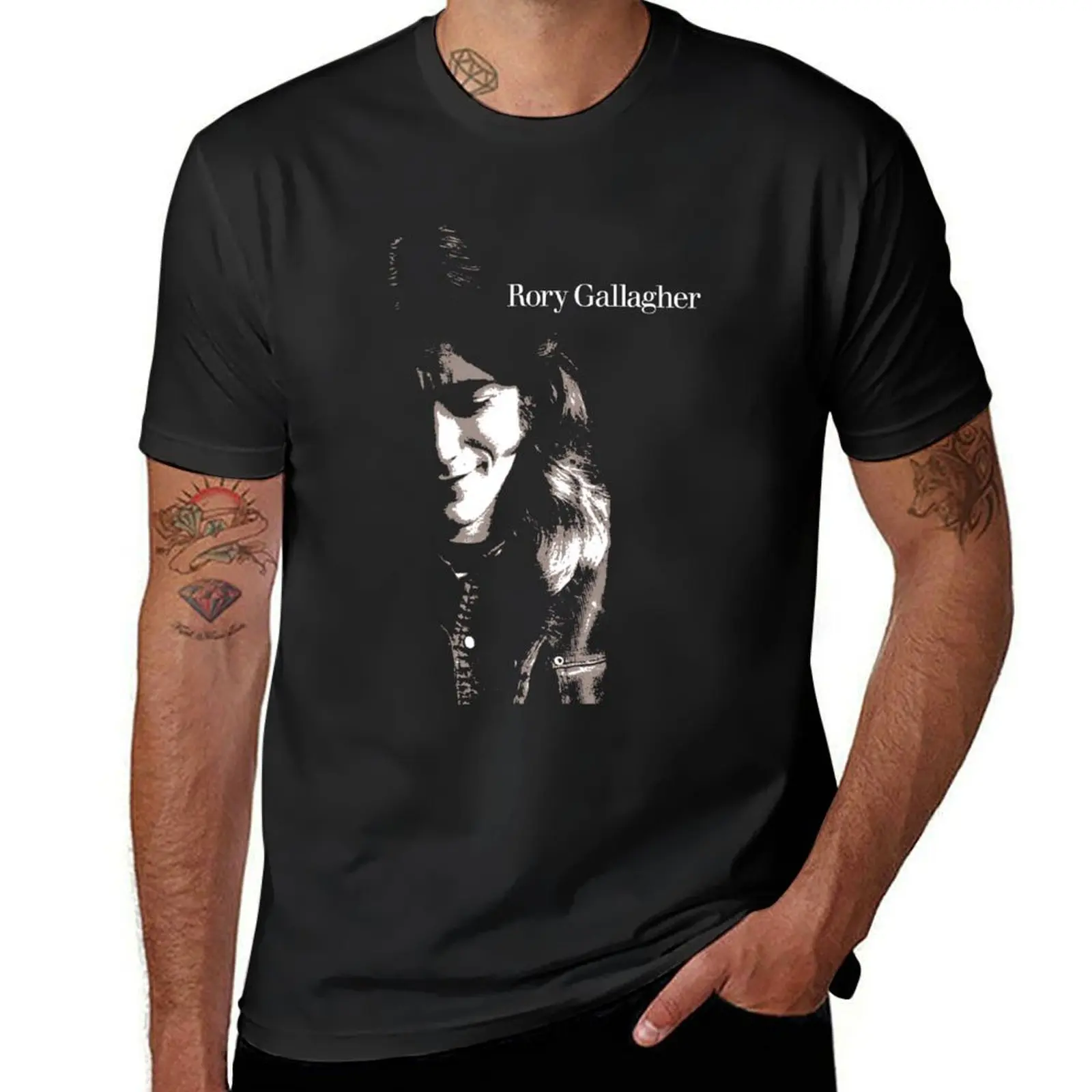 Day Gifts Rory Male Gallagher Guitarist Gift Halloween T-Shirt oversized plus sizes men clothes