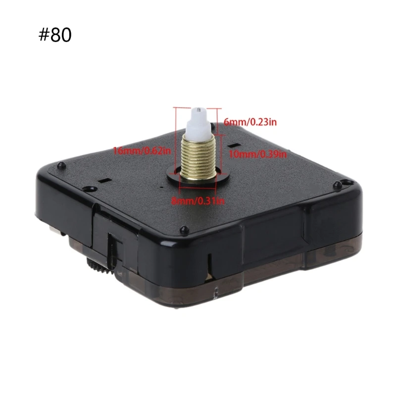 367A DIY Quartz Clock Movement Silent Kit Set Battery Powered Mechanism for Indoor  for Time Clocks Use