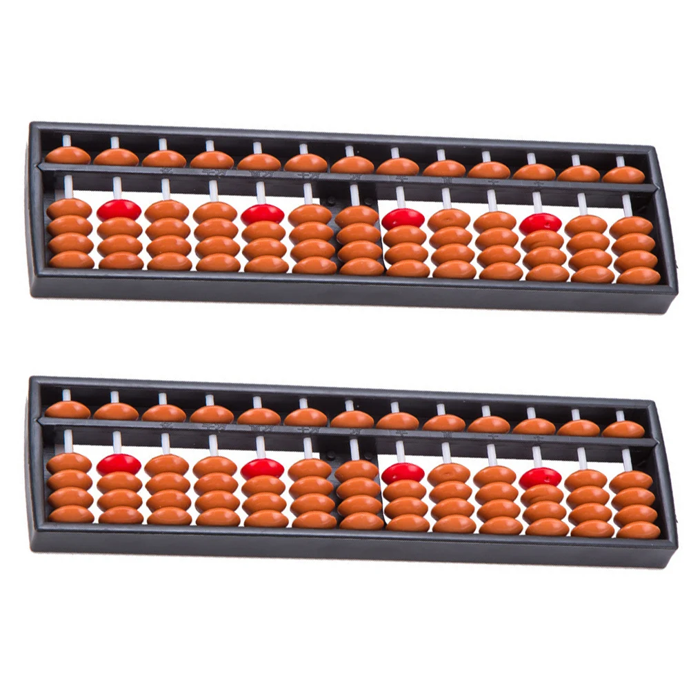 

2 Pcs Abacus Smooth Touch for Children Arithmetic Small Frame Kids Counting Toys Plastic Traditional Math