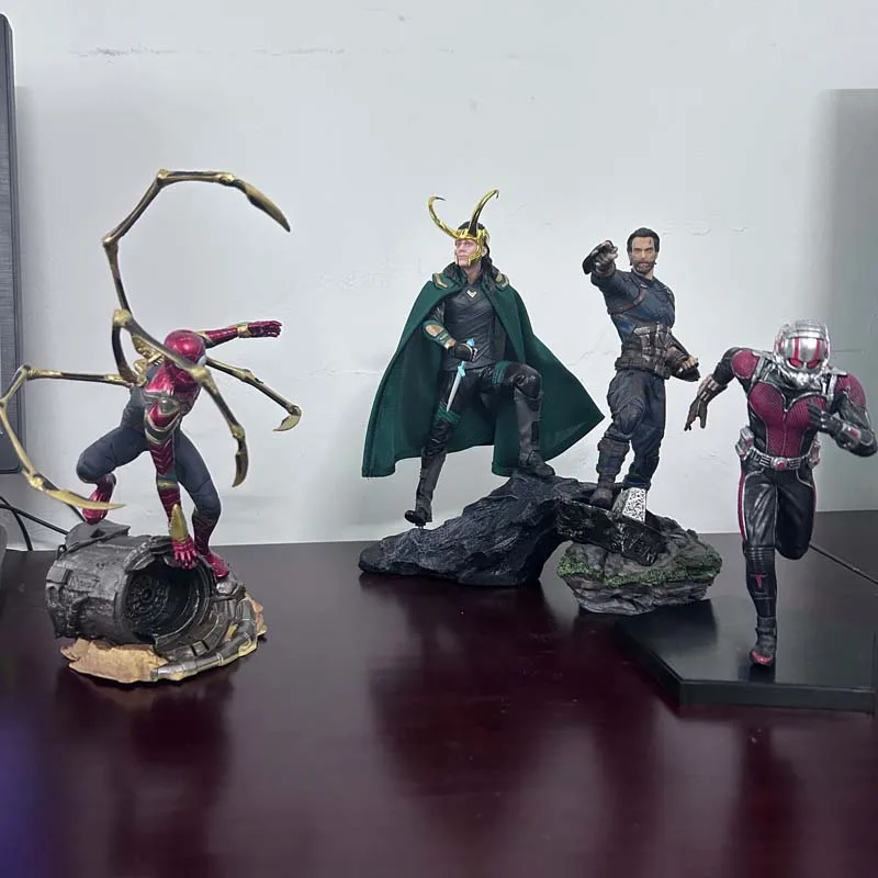 Avengers ARTFX Infinity War Iron Studio Spider Spiderman Captain America Ant Man Loki Laufeyson Action Figure Model Room Decor