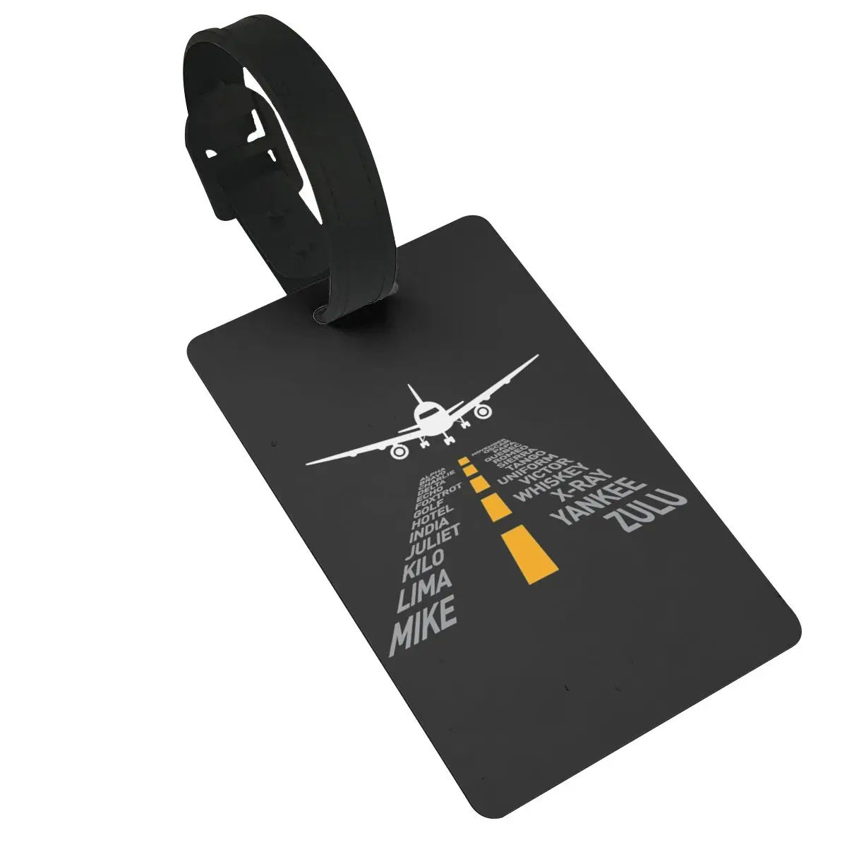 Airplane Pilot Gifts Airport Runway Phonetic Alphabet Plane Luggage Tags Suitcase Baggage Boarding Tag Label Holder ID Name