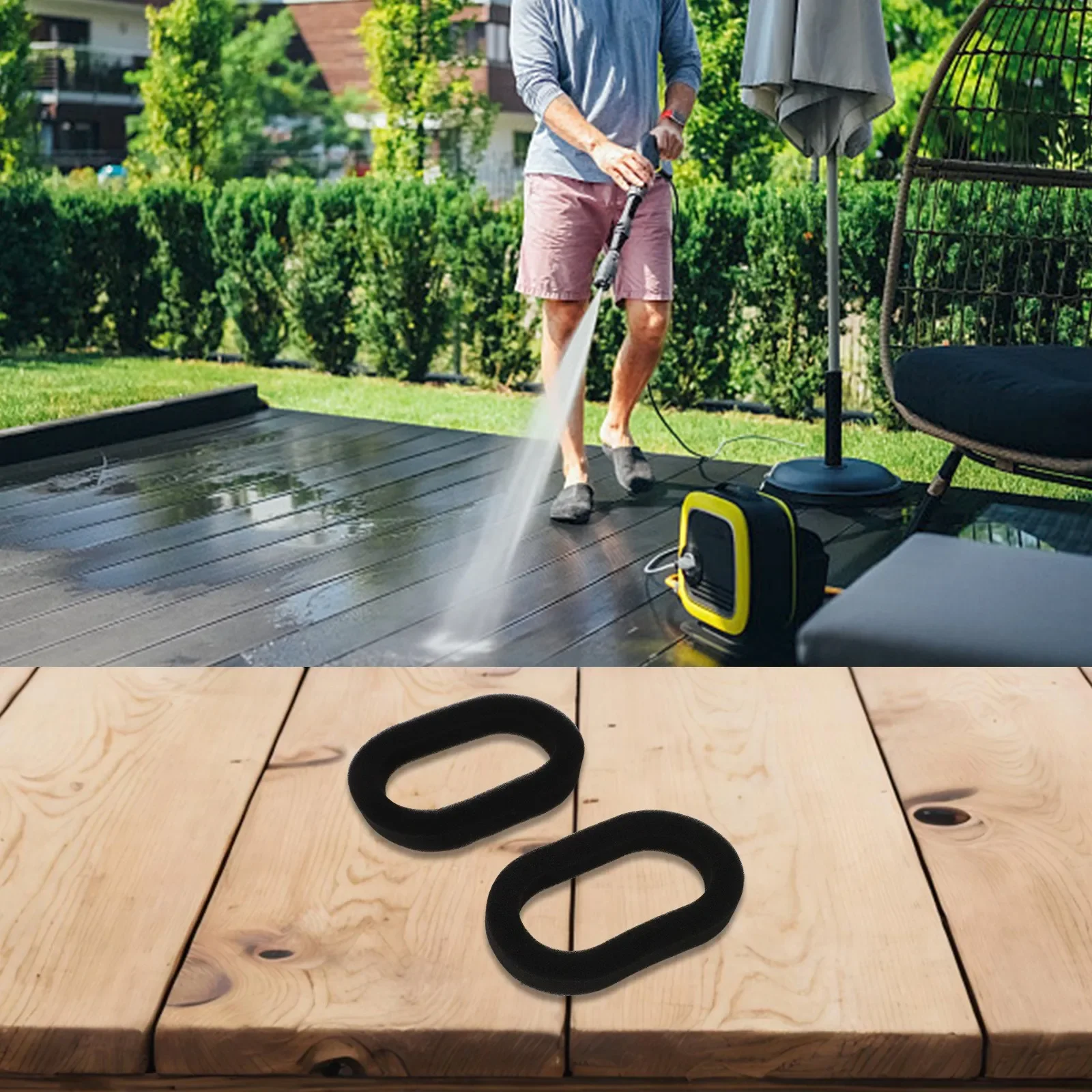 RY용 고압 세척기 공기 필터 802700 RY8C2700 RY 802900   2900PSI 원예 도구 교체 정원 전동 공구 부품