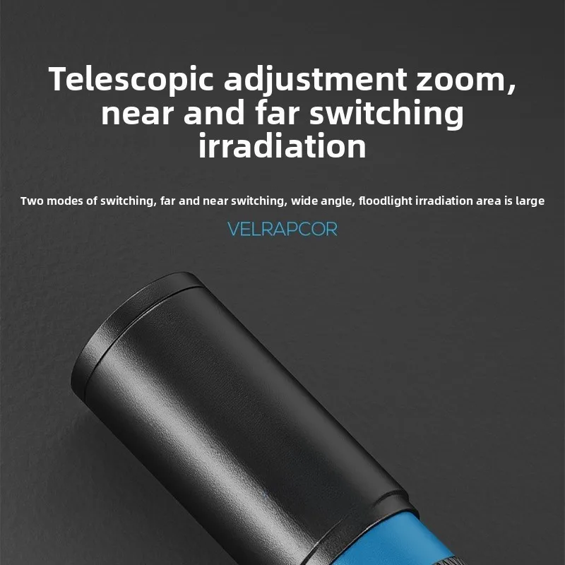 Focus-Adjustable High-Brightness LED Mini Portable Flashlight for Home & Outdoor Use