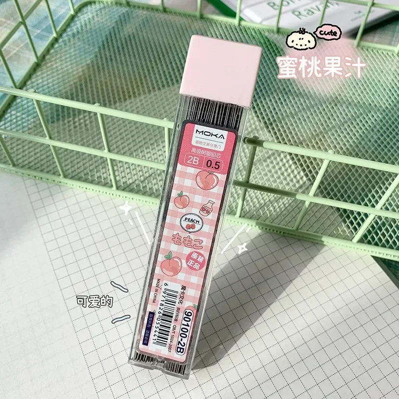 Student Leuke Roze Perzik Schrijven Tool 0.5/0.7mm Druk Pen Vulpotlood Beweegbare Potlood Automatische Potloden Koreaanse briefpapier