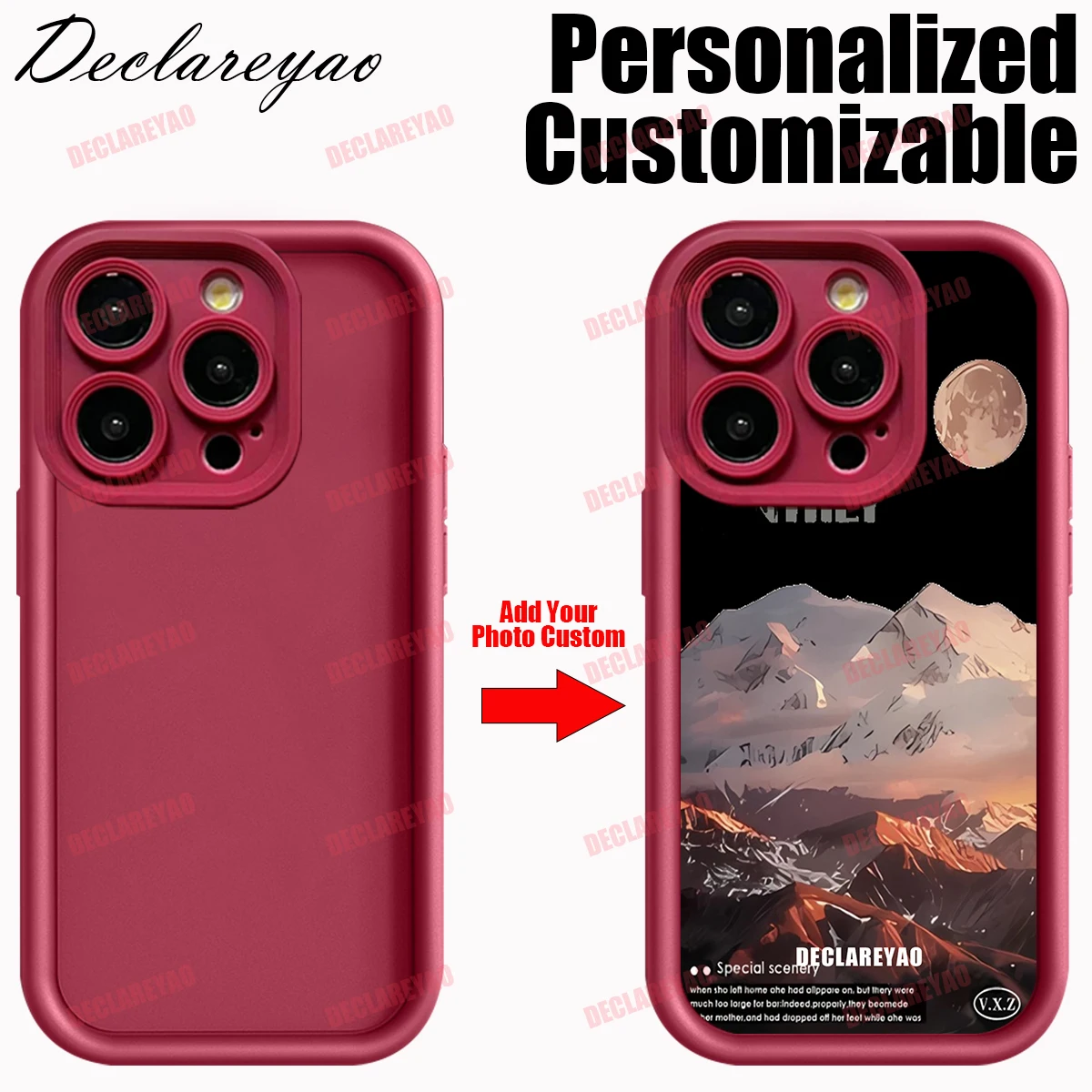 

Персонализированный чехол с изображением «сделай сам» для iPhone 17 Air 16 Pro 16e 15 Plus 14 13 12 Mini 11 X Xs Max XR 8 SE 2122, чехол с фото