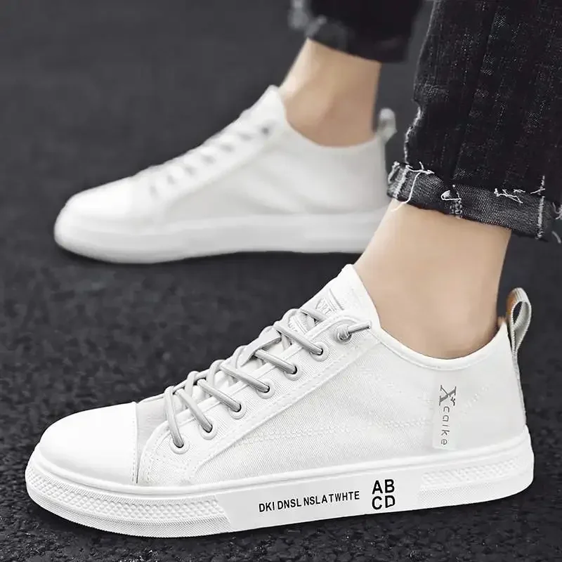 Canvas Shoes New Fashion Shoes Men Casual Breathable Sports Shoes Spring Man Outdoor Walking Sneakers Flats Chaussure Homme