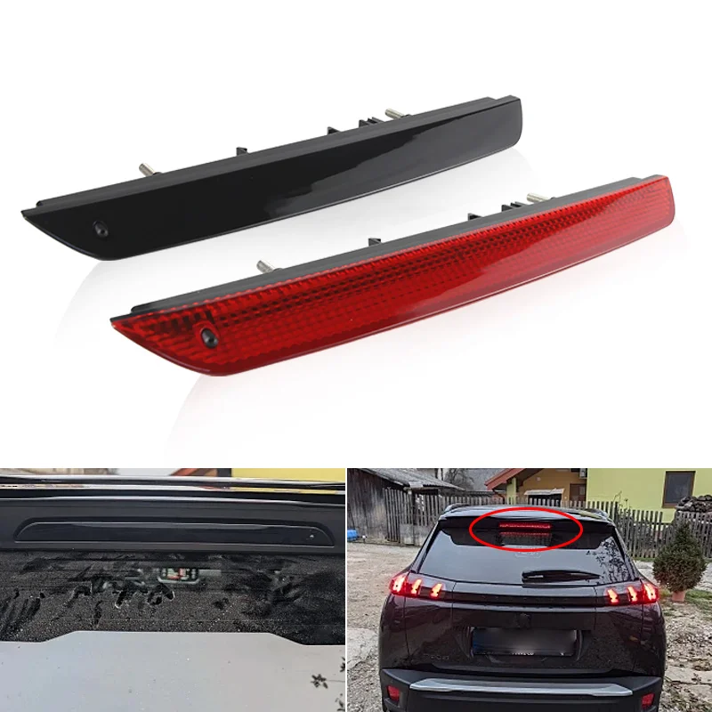

For Citroen C4 Picasso II DS6 For Peugeot 2008 308 SW II 508 SW Car Rear 3rd Brake Light LED third Stop Lamp Tail Singal Lights