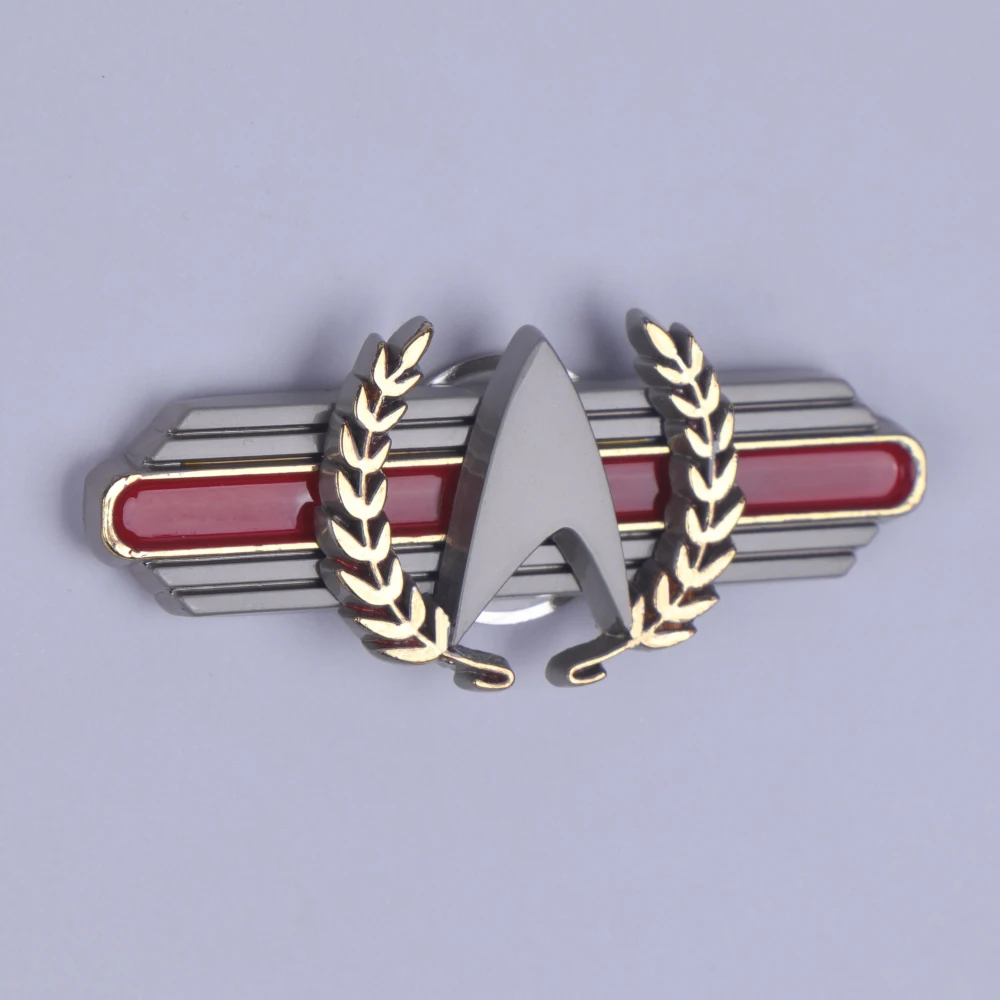 Star Red Grey Pin reks Captain Picard Stagione 2 Spille magnetiche Badge Star Accessori reks Badge Metal