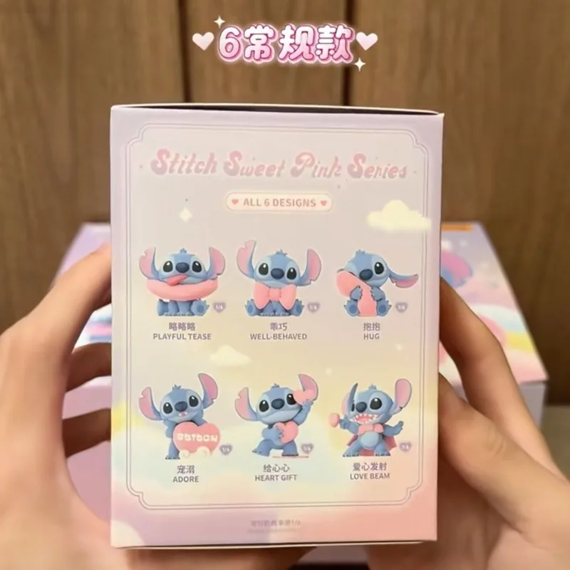 Kawaii غرزة صندوق أعمى أنيمي طالب الاتجاه سطح المكتب زخرفة الدافئة الوردي سلسلة ألعاب أطفال المرآب عدة هدية عيد ميلاد جديد