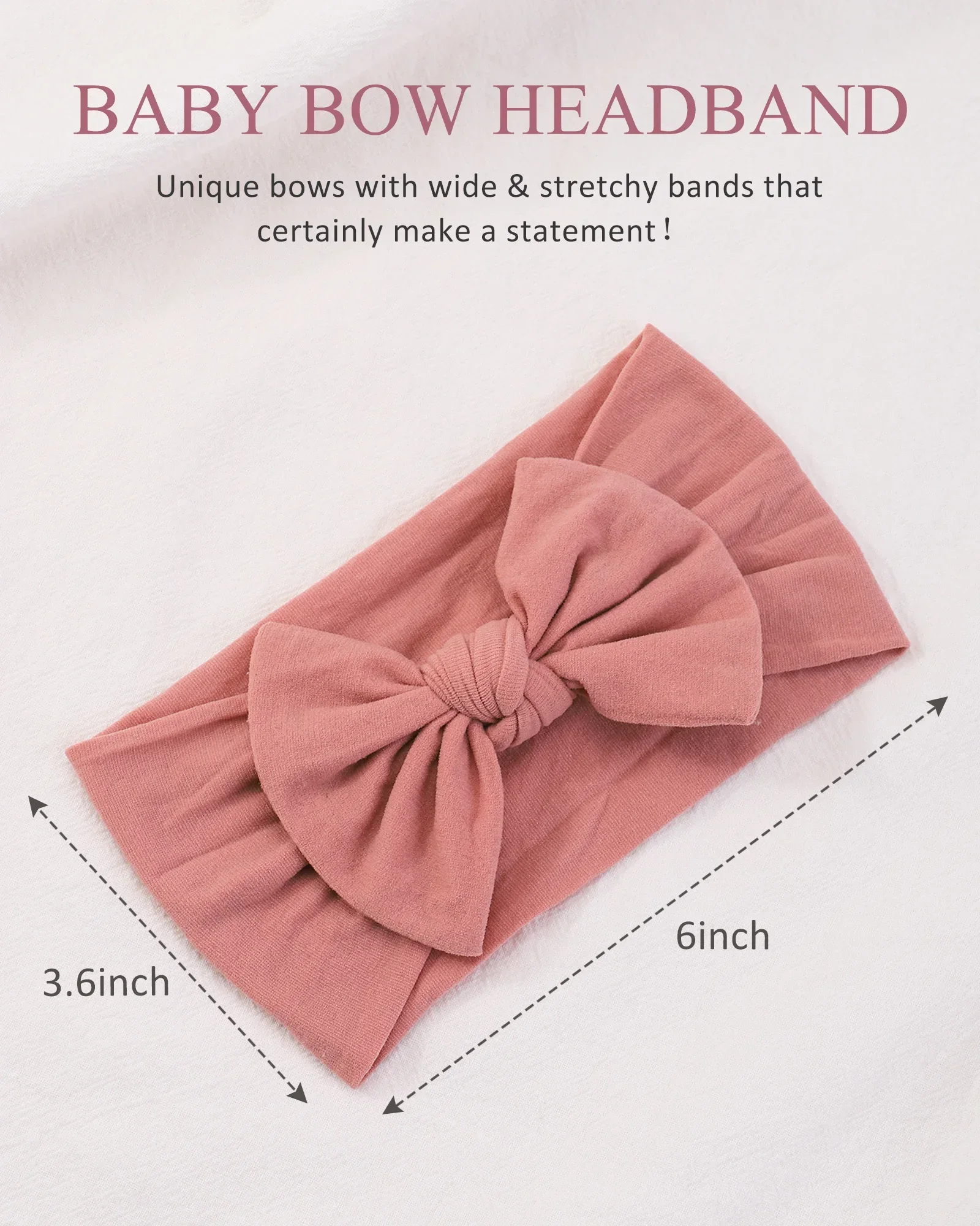 1Pc Soft Baby Headband Newborn Infant Headscarf Solid Color Broad Tie Non Harmful Headwear Baby Hair Accessories Toddler Hiking