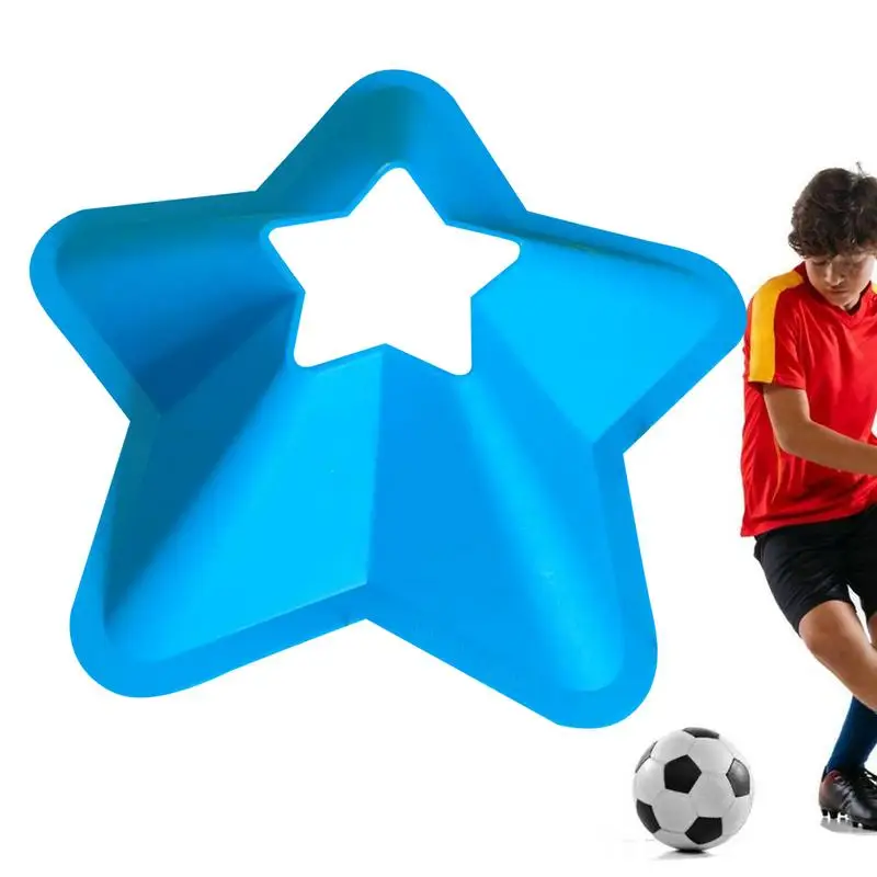 Soccer Training Cones Agility Training Football Cones Markers Field Cone Markers Football Practice Equipment Five-Pointed Star