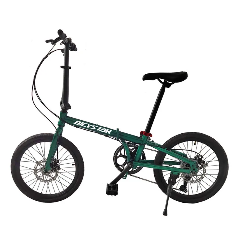 New Design 7 Speed 20 Inch Lightweight Aluminum Java Neo 2 Litepro Full Aluminium 20 Disc Brake Folding Adult Bike