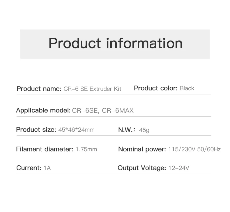 Creality CR-6 SE Dây Tóc Runout Cảm Biến Thông Minh Dây Tóc Cảm Biến Phá Module Phát Hiện Báo Cho CR-6SE/CR-6MAX 3D Máy In Một Phần