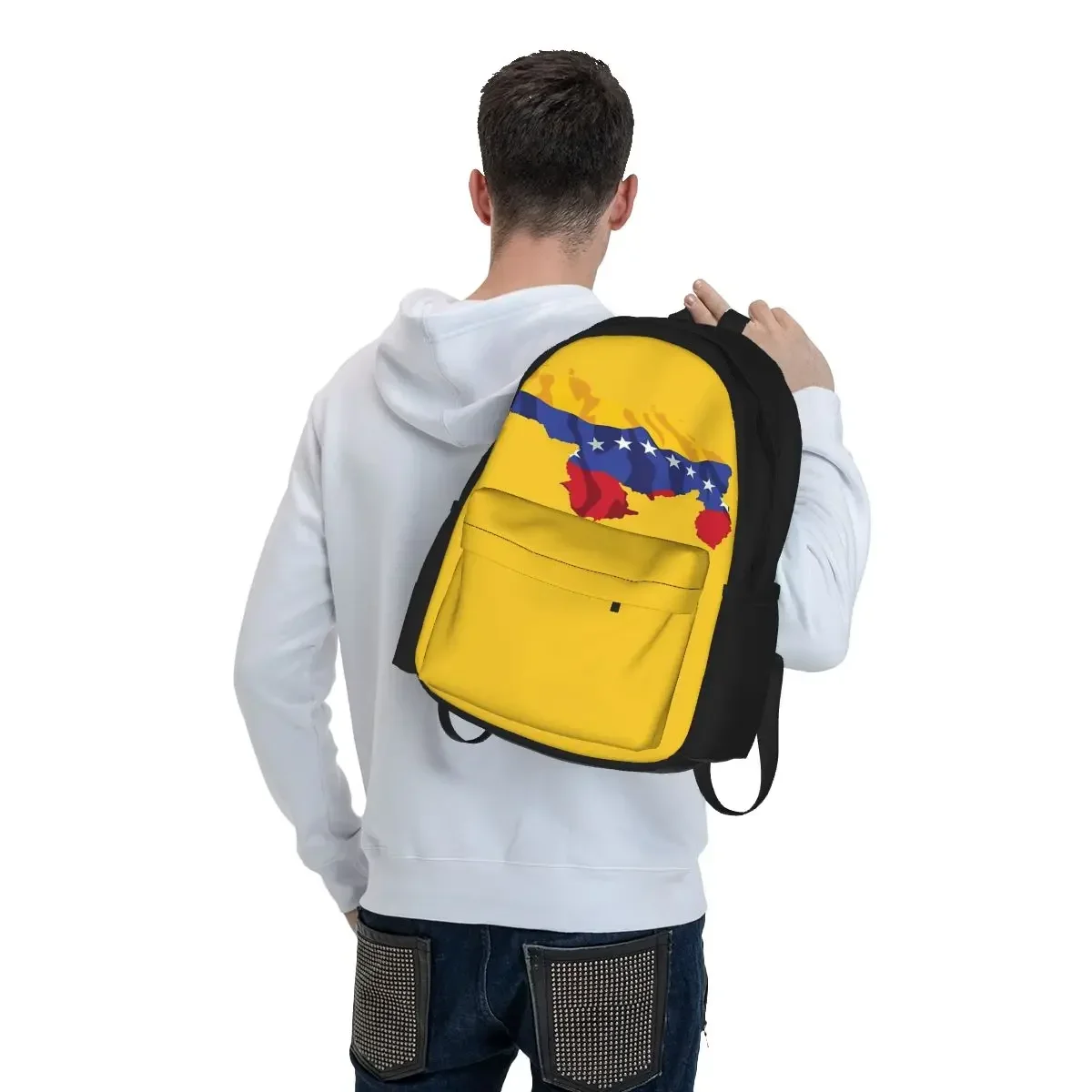 Venezuela Flag Backpacks Boys Girls Bookbag Students School Bags Cartoon Kids Rucksack Travel Rucksack Shoulder Bag