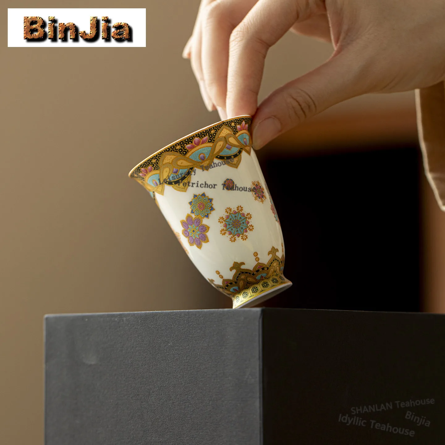 

75 мл ручная роспись цветов, чайная чашка, чайная чаша в стиле дзен, кружка для дегустации чая, ароматическая чашка, чашань, мастер-чашки, аксессуары для домашнего кафе