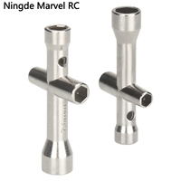 3D Printing Nozzle Wrench Screw Nut Hexagonal Cross Mini Wrench Wrench Maintenance Tool No. 4 Size 3D Printer Tool M2 M2.5 M3 M4