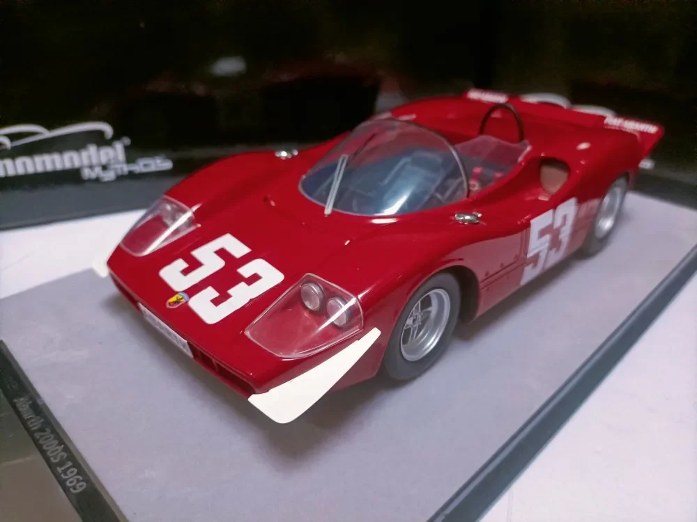 

Tecnomodel 1:18 Abarth 2000S #53 Nurburgring Winner GP 1969 Simulation Limited Edition Resin Metal Static Car Model Gift