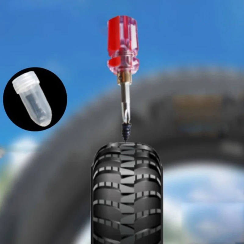 Clavos de goma sin cámara para reparación de neumáticos de vacío, clavos universales para coche, camión, motocicleta, Scooter, bicicleta, 10 piezas