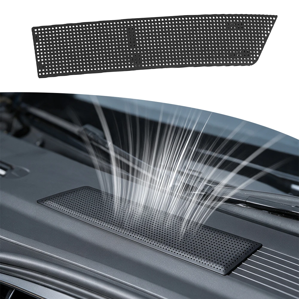 1PC ABS Car Front Hood Air Conditioning Vent Intake Cover Dustproof Insect-proof Net Filter Covers For Tesla Model 3 Highland