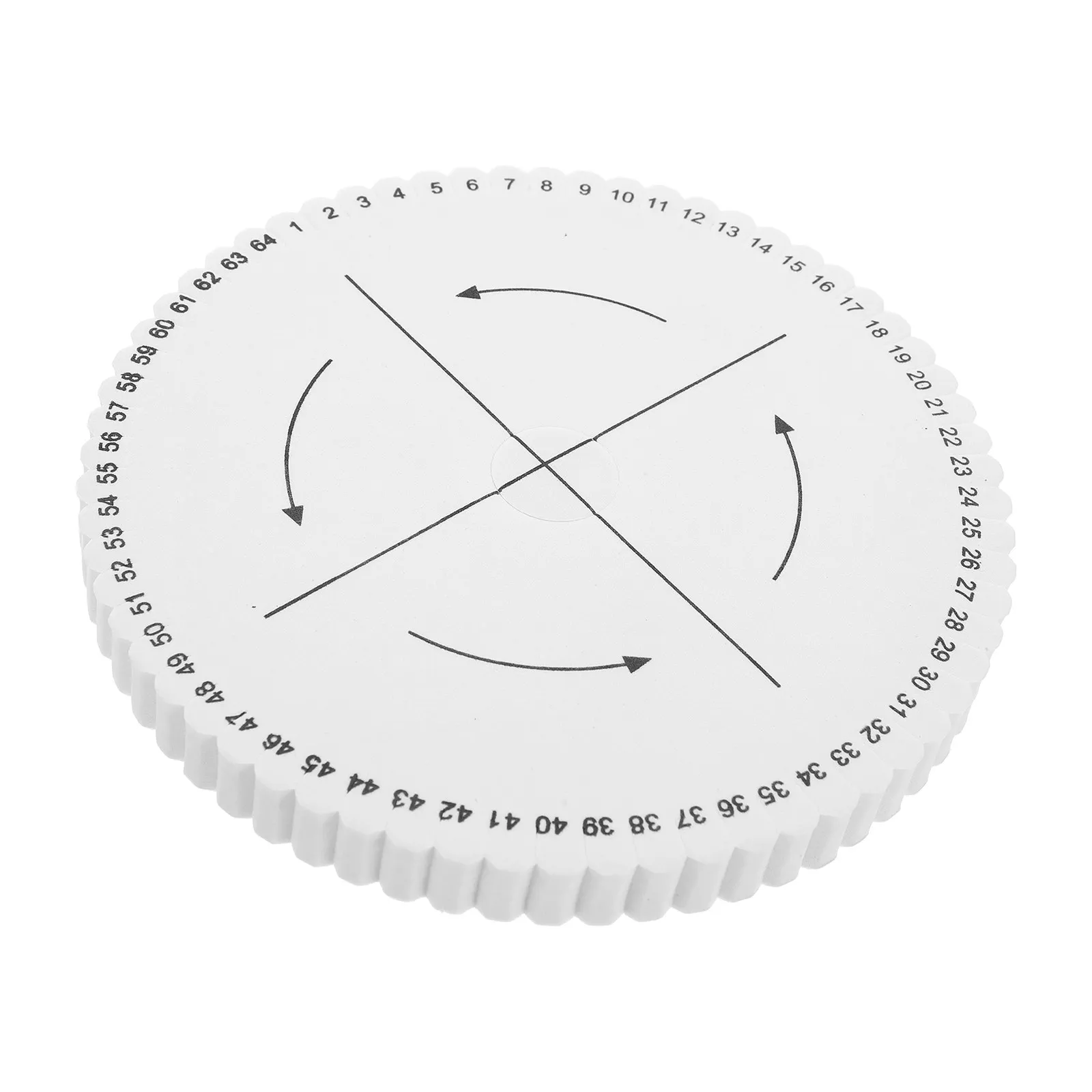 64-Slot Round Braiding Disk for Bracelet Making Kumihimo Weaving Board Sturdy Hard Plate DIY Jewelry Craft Kit High Capacity view 4