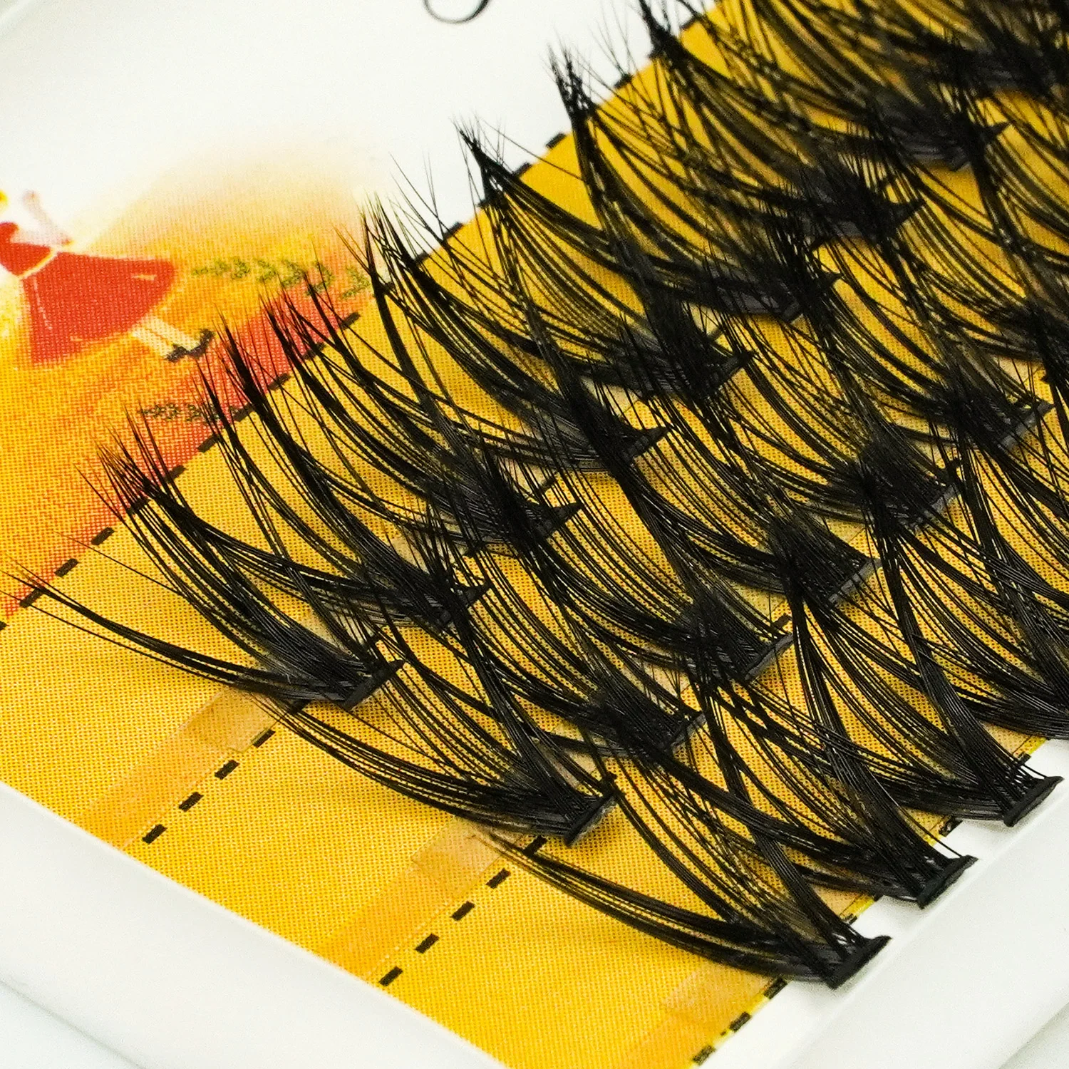 Extensiones de pestañas de visón, extensiones de pestañas naturales, volumen ruso D, herramienta de maquillaje de racimo Individual, 60 paquetes por caja, 20D, 30D, 40D, 50D