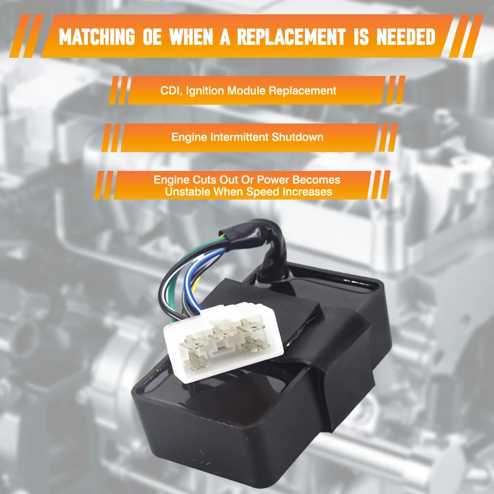 

CDI Ignition Module Box For Kawasaki KLF 300 Bayou KLF300 KLT200 KLT250 KZ250 1980-1987 21119-1025 21119-1065 21119-1193