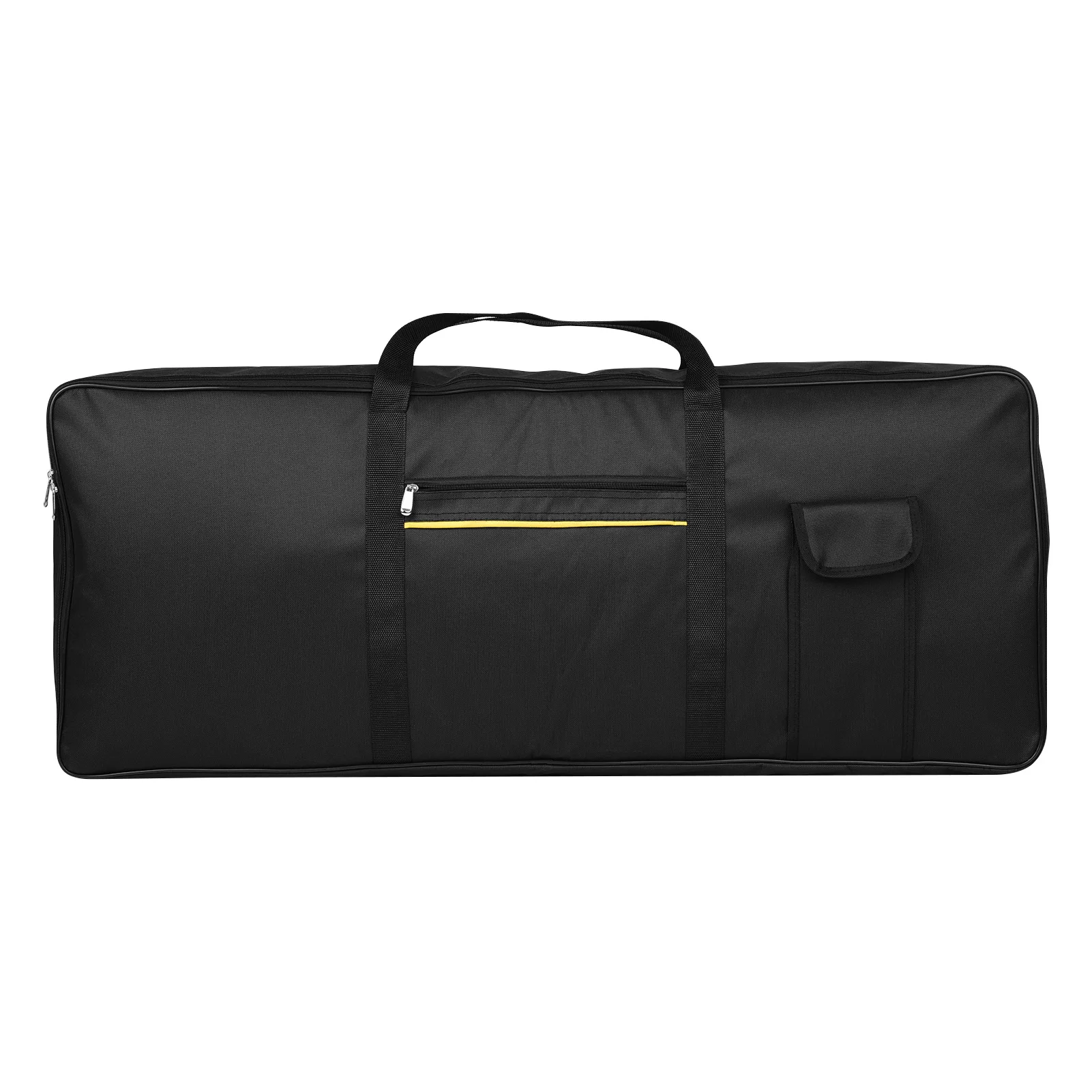 

Black 61 Key Electronic Piano Keyboard Gig Bag Carrying Case Storage Holder 420D Cloth 40.5x16.5x5.5in 760g with Adjustable