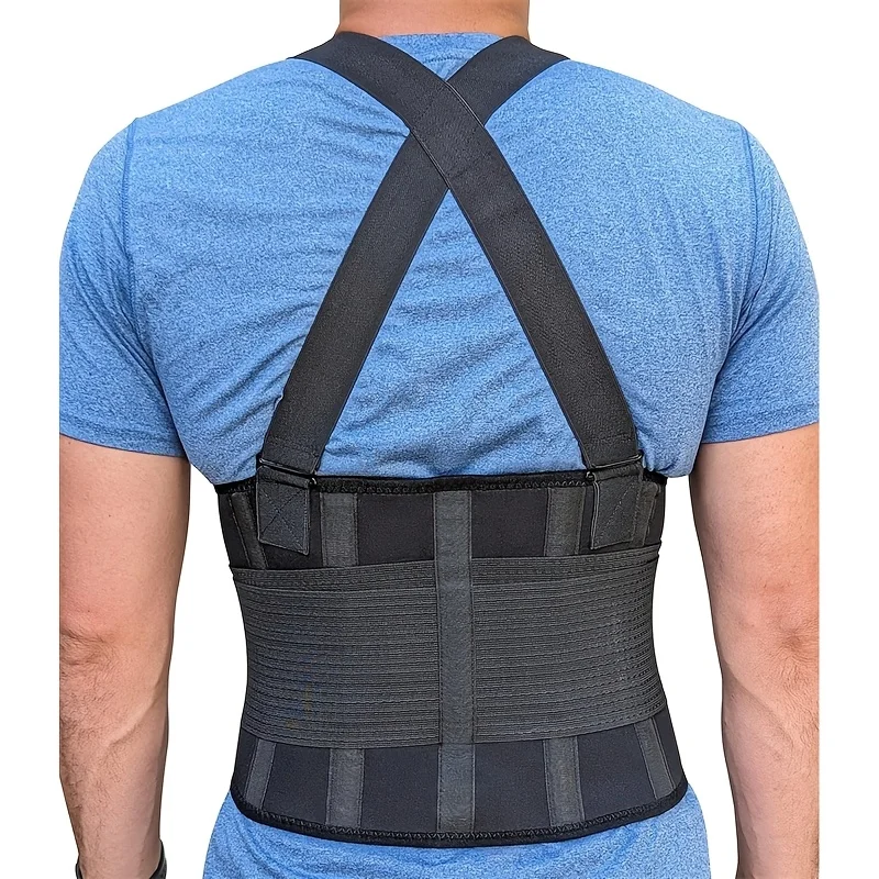 Double Pull Back Lumbar Support Belt Orthopedic Waist Orthosis Corset for Men And Women Spine Decompression Trainer Brace for Ba