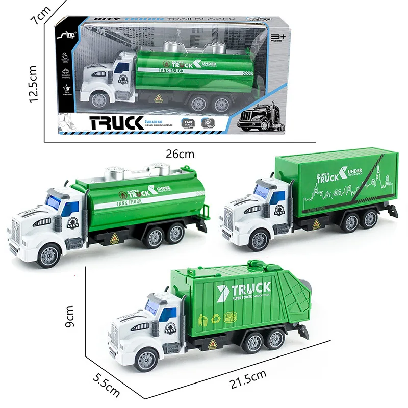 1: 50 plastic Pull back sanitation car models,simulation transport car toys,urban cleaning car toys,wholesale