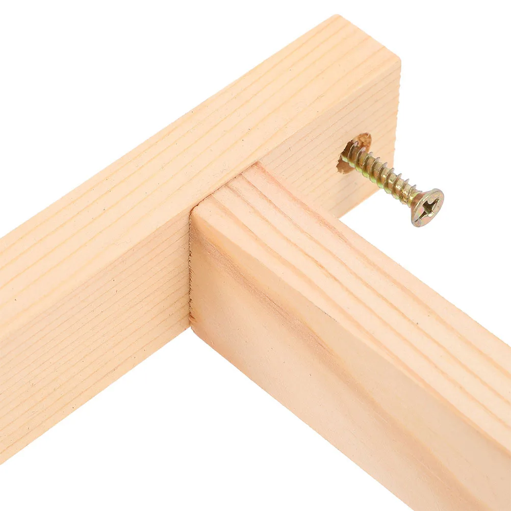 ขายึดผนังไม้รูปสามเหลี่ยม 3 ชิ้น สำหรับชั้นวางของ ที่แขวนต้นไม้ ขายึดชั้นวางของ DIY อุปกรณ์จัดระเบียบชั้นวางลอย