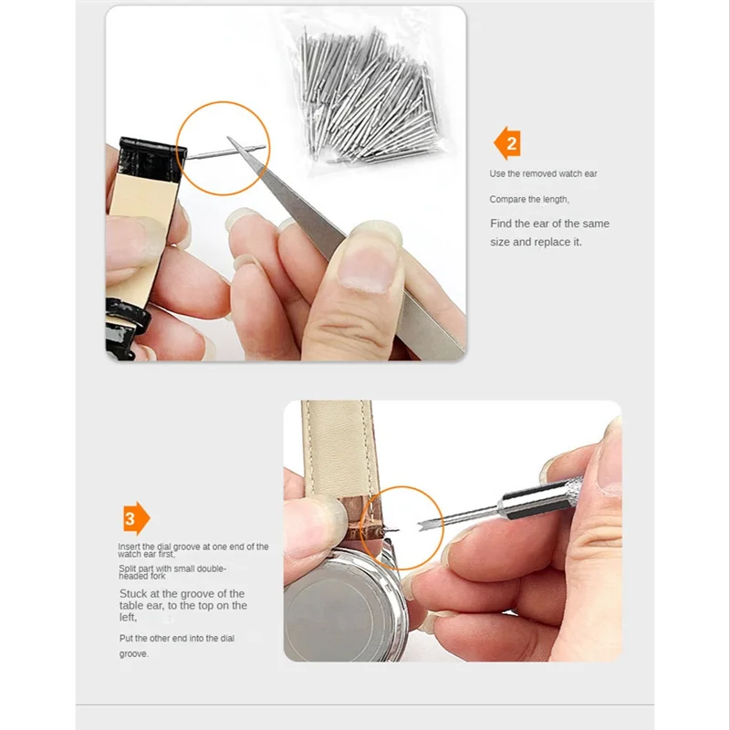 ELBA_Watch Repair Kit + Watch Press Tool, Watch Battery Replacement Tool Kit, Watch Tool Kit with Watch Link Removal Tool