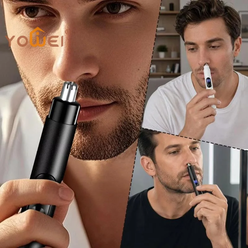Nose Hair Trimmer - 1 set USB oplaadbare mini draagbare