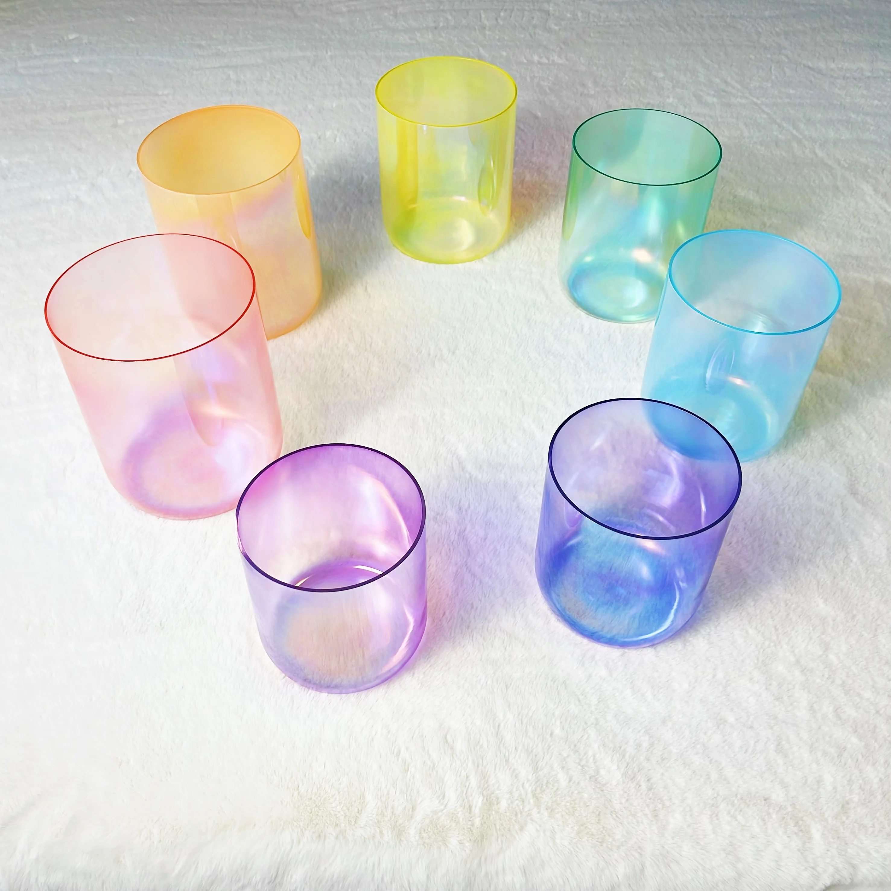 

2025 Transparent Crystal Singing Bowl For Meditation Applications