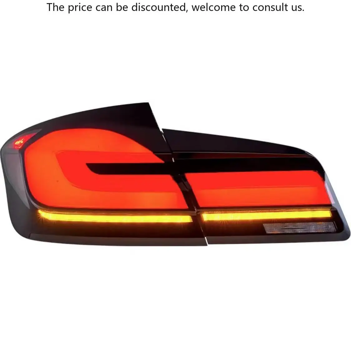 

SJC Accessories Taillights For Bmw 5 Series F10 F18 11-17 Upgraded LED Light Rear Taillight Water Steering Light Signal Light