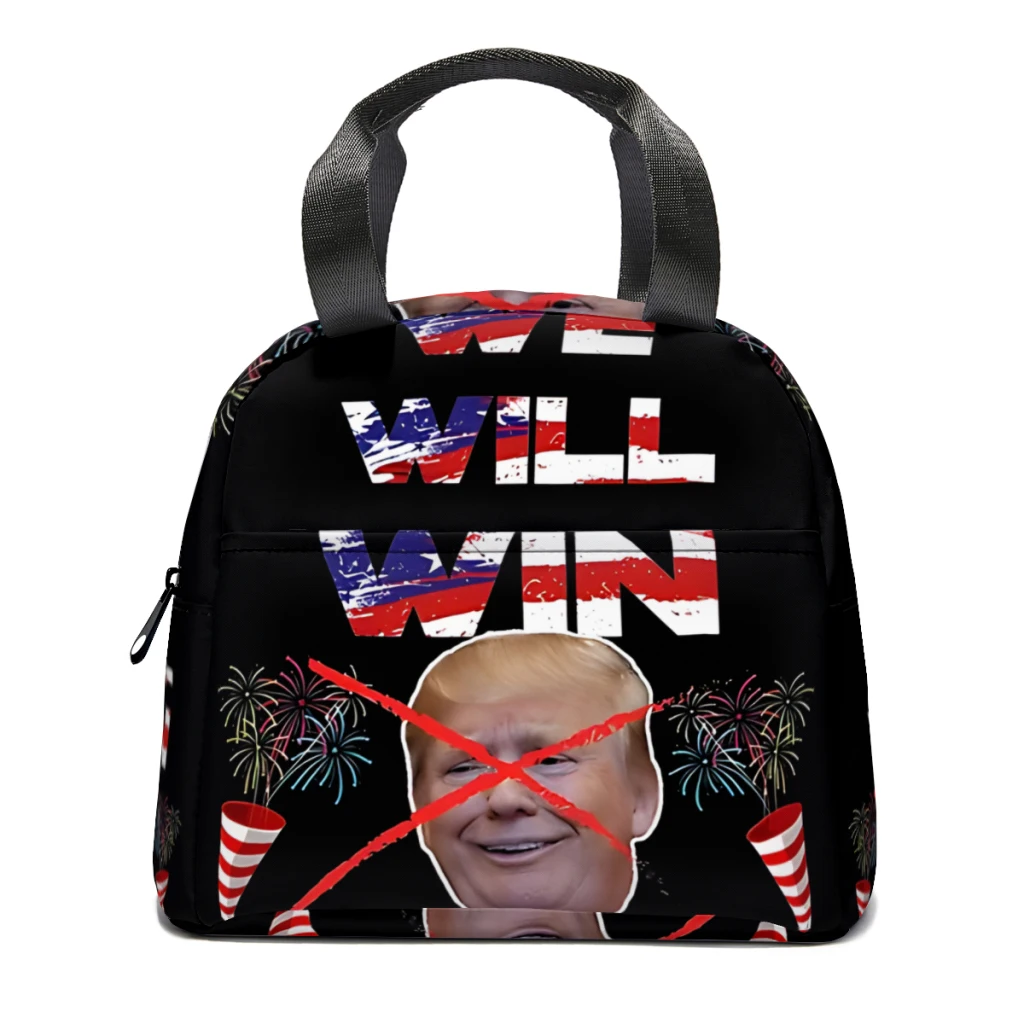 

WWW TRUMP Insulated Thermal Cooler Bag Lunch bag Foods Drink Storage Leakproof Picnic Camping Bags Outdoor Cooler Box beach