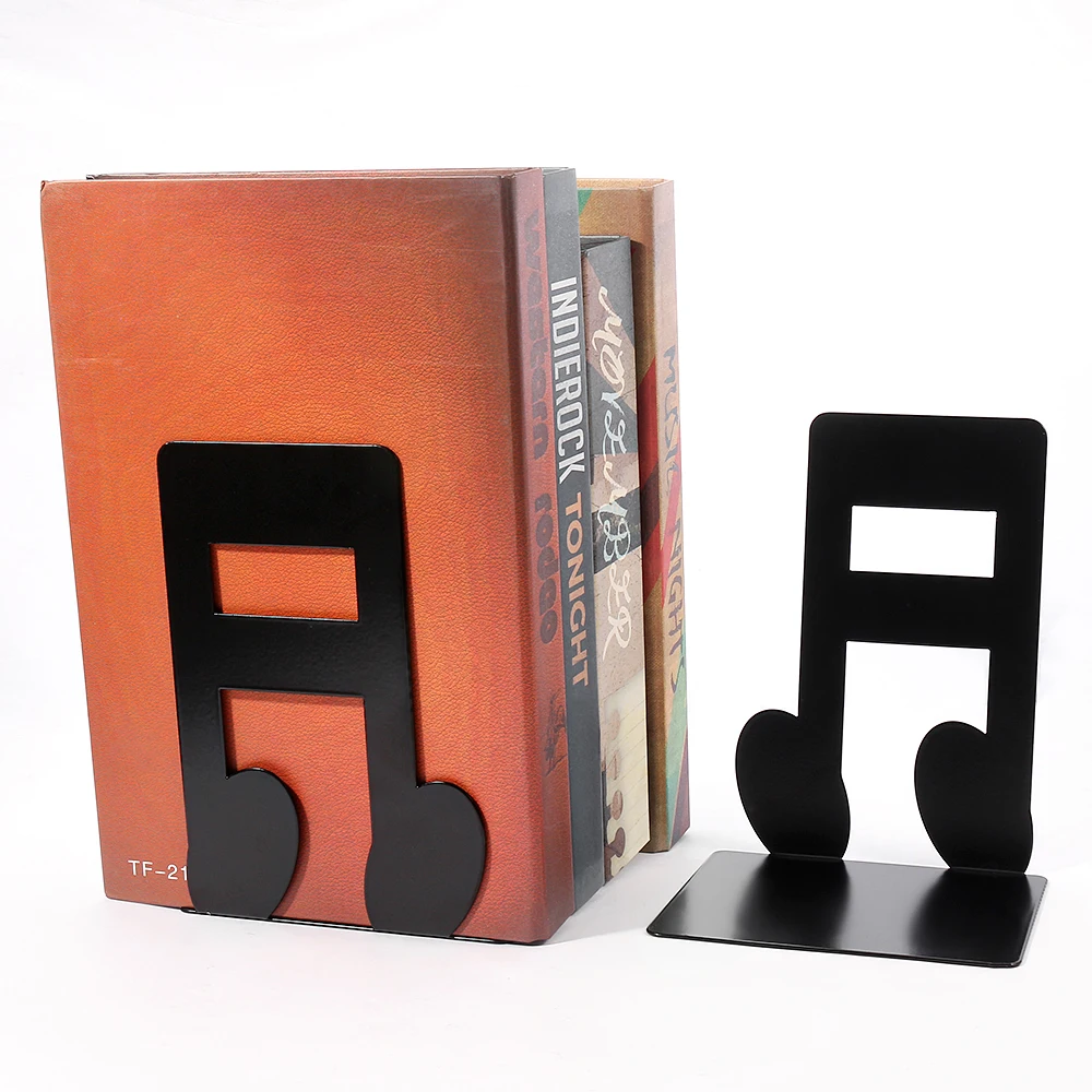 

1 Pair/Lot Musical Note Metal Bookend, treble &G clef, SL00023