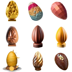 Egg Mold for Diy Easter Decorations Large 3D Breakable Easter Egg Surprise Chocolate Molds Easter Eggs Chocolate Silicone Molds