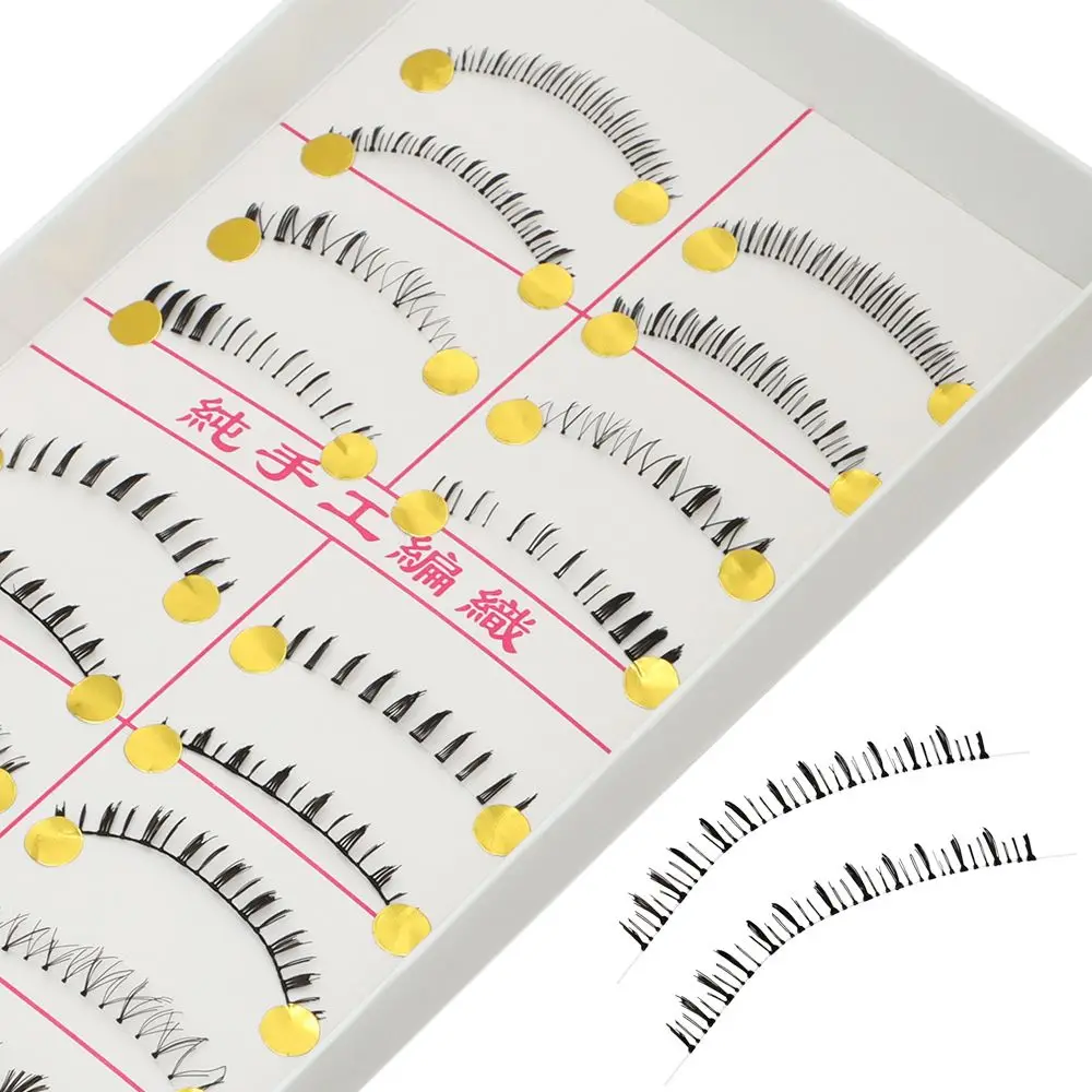 10 Pairs Hot Fake Natural Handmade Bottom Eye Lashes Lower False Eyelashes