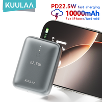 KUULAA Power Bank 10000mAh Portable Charger PowerBank 22.5W Fast Charging External Battery For iPhone16 15 14 Xiaomi poweer bank