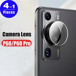 1-4Pcs HD Camera Lens For Huawei P60 pro Art P50 Pocket P50E soft Glass Film P40 P30 lite 5G protective Camera screen protector