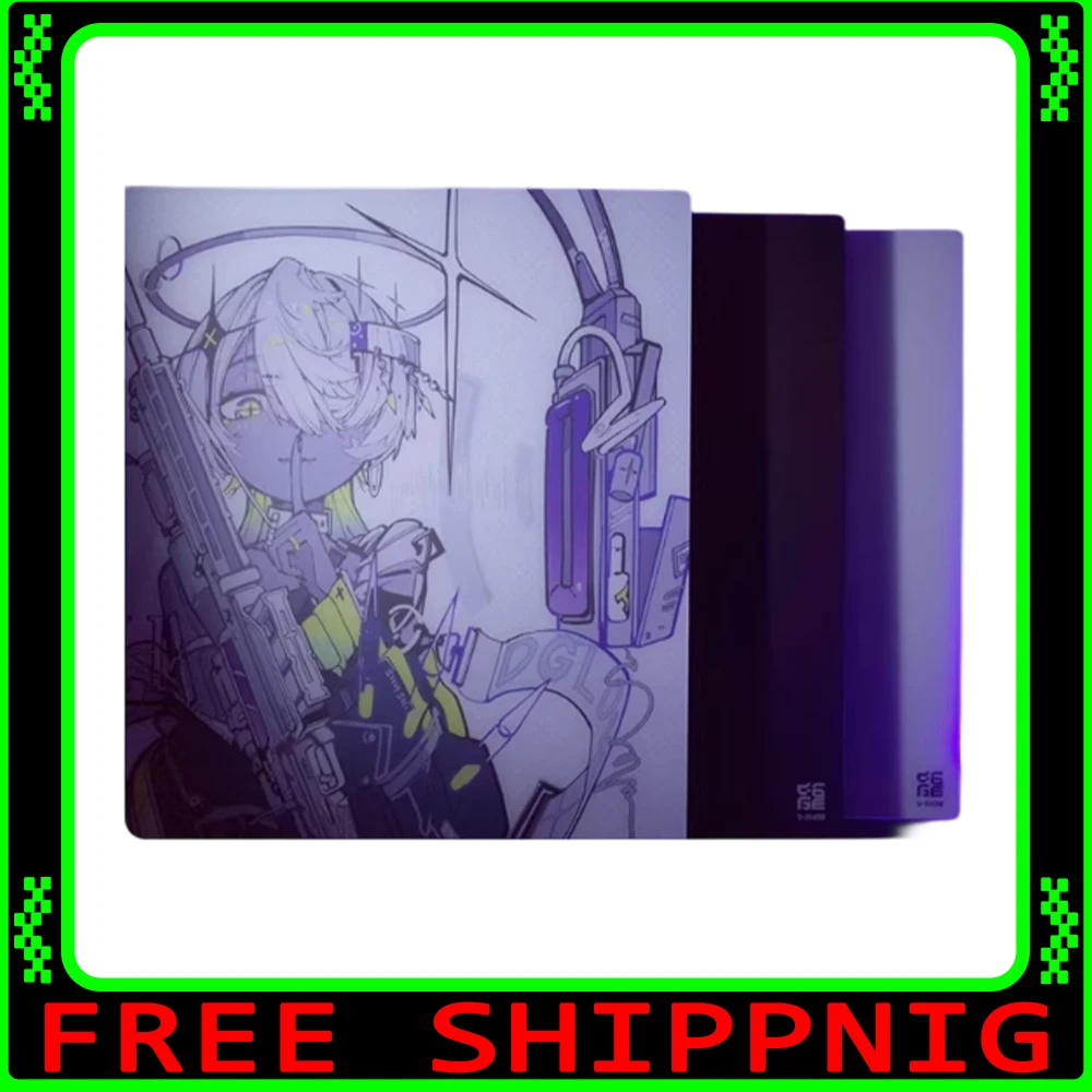 

Коврик для мыши D-GLOW ICE SPEED Glass, гладкий и скоростной, ультратонкий, с полным покрытием, TTK APEX Valorant, аксессуары для ПК