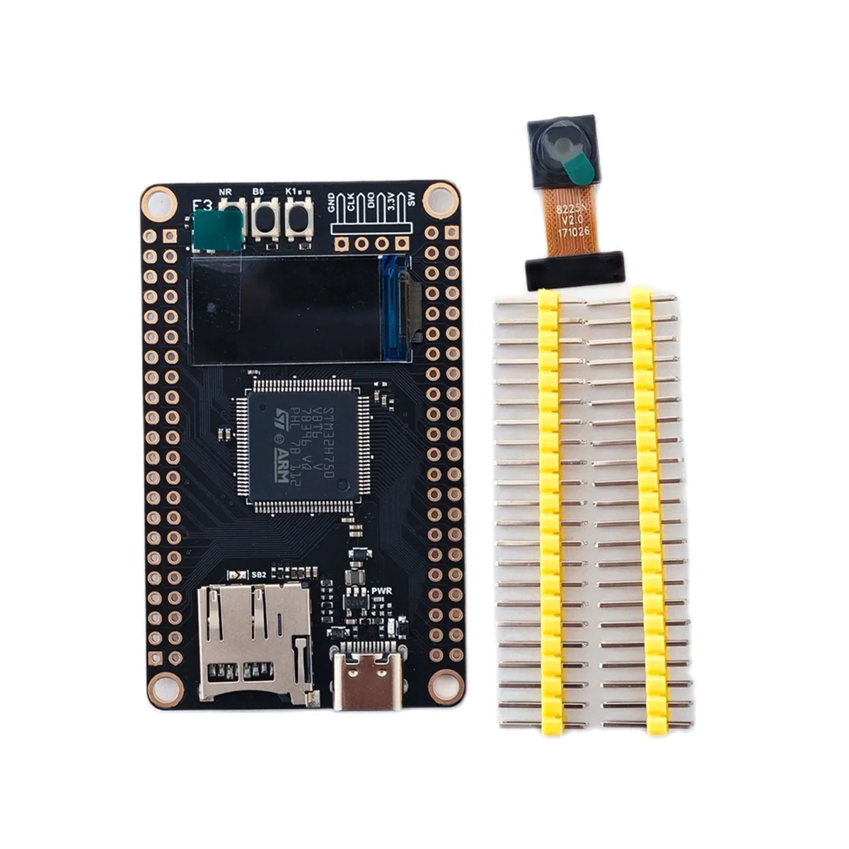 

WeAct STM32H7 STM32H750VBT6 STM32H750 STM32 демонстрационная плата, основная плата, макетная плата (B)