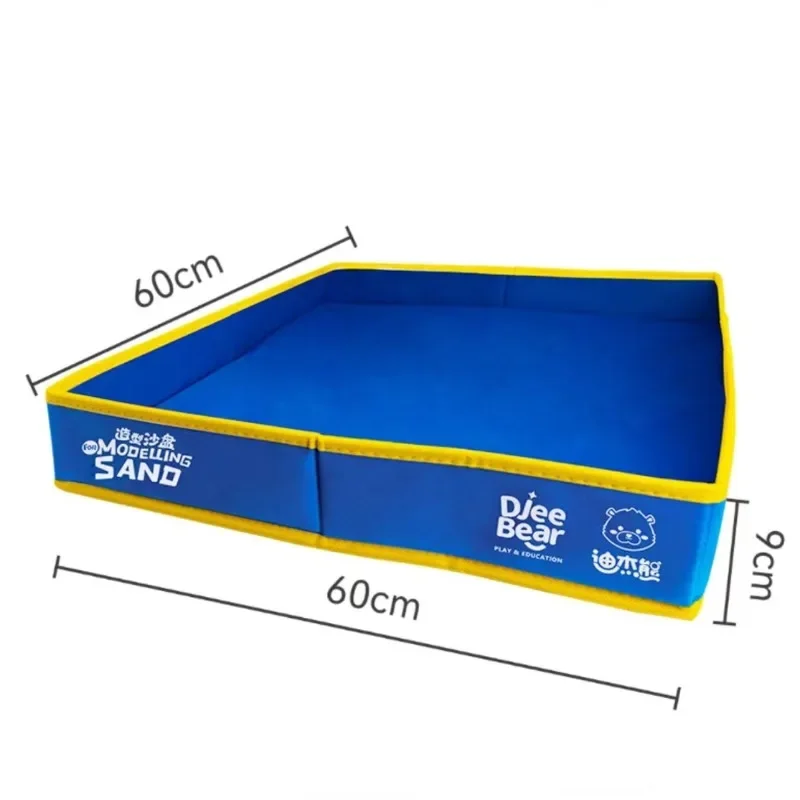 Bandeja de mesa de arena plegable inflable para niños, juguete de agua de tela Oxford espacial, mesa de arena mágica para piscina