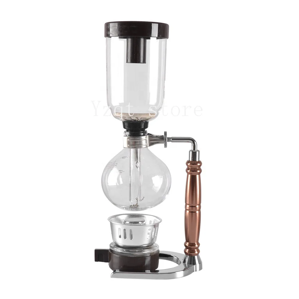 Siphon Pot Coffee Pot Set Filter Household Siphon Heat Resistant Glass Coffee Pot Manual