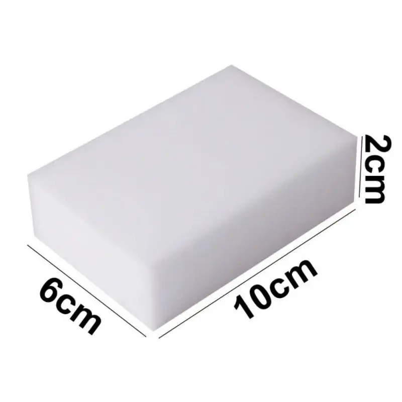 100-1Pc Magic Sponge Eraser White Melamine Sponge For Dishwashing Kitchen Bathroom Office Cleaner Cleaning Tools 100*60*20mm